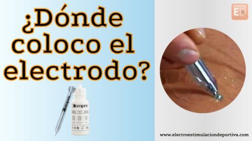 ¿Dónde coloco el electrodo?