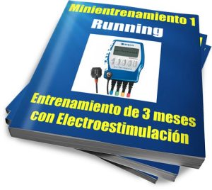 Minientrenamiento de electroestimulación para running. Carrera a pie