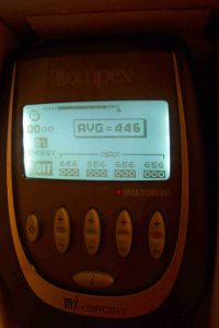 Electroestimulador compex. Como subir la intensidad