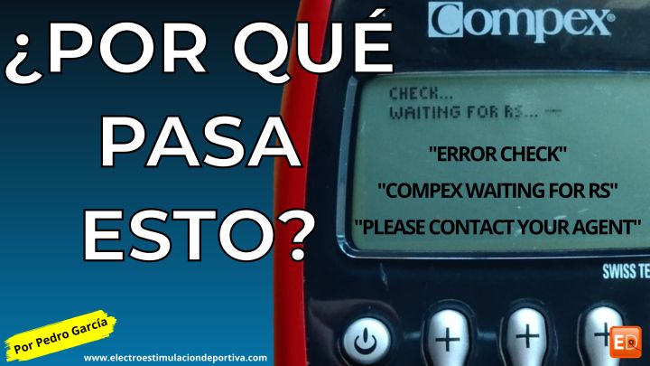 Quita la batería de tu compex cuando no lo uses