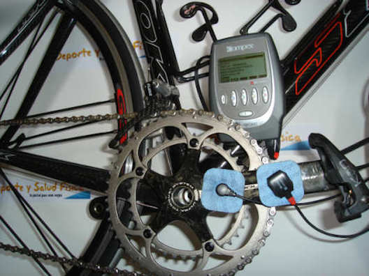 Electroestimulacion y ciclismo.