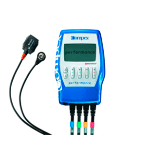 Electrodos Compex Performance con alambre 50x50mm (4 por bolsa) Azul