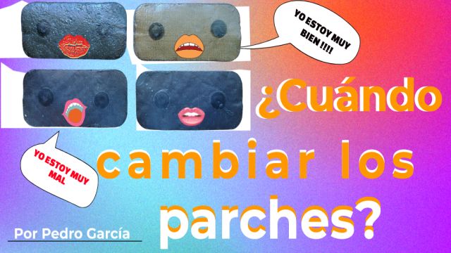 parches compex desgastados