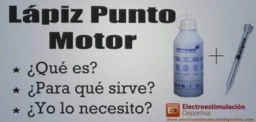 Lápiz punto motor para poner bien los parches