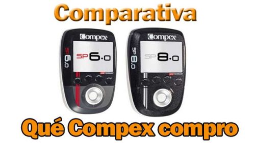 Qué electroestimulador Compex comprar: Sp 6.0 ó Sp 8.0