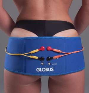 faja electroestimulacion gluteos, lumbar, abdominal