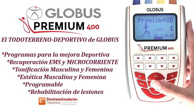 Premium 400 de globus, electroestimulador para deporte