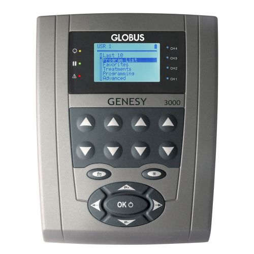 electroestimulador globus genesy 3000 Parámetros y programable