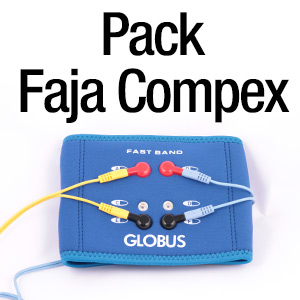 Faja Globus para Compex + 2 cables