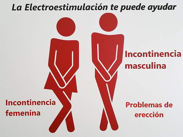 incontinencia, disfuncion erectil y electroestimulación