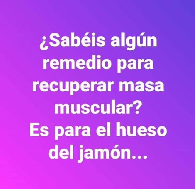 como recuperar la masa muscular de un jamon