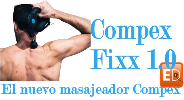 Pistola de masaje compex fixx1.0
