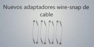 adaptadores electroestimulador conexion wire snap con cable