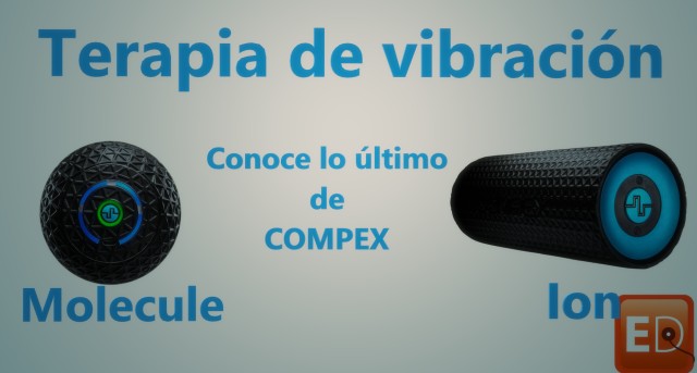 bola masaje compex y rodillo masaje compex