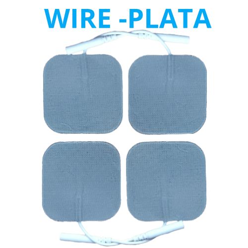 electrodos de plata conexion wire