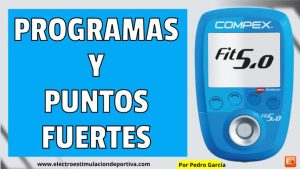 Compex Fit 5.0. Programas, precio y puntos fuertes