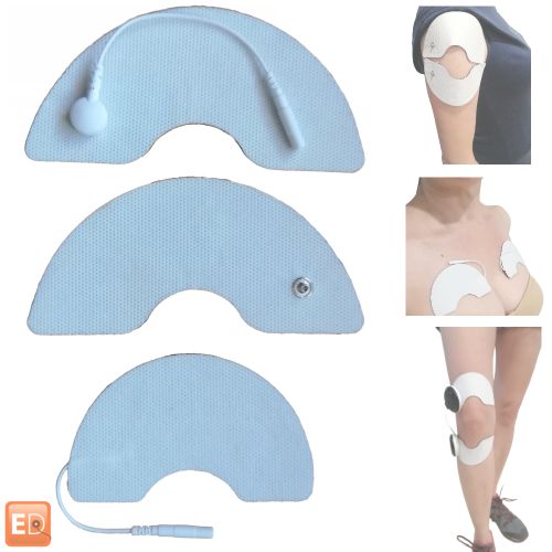 electrodos para rodilla, codo, pectorales, hombro