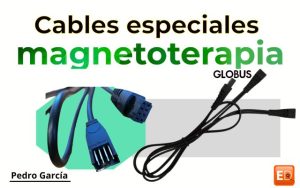 cable alargador, cable duplicador Globus para magnetoterapia