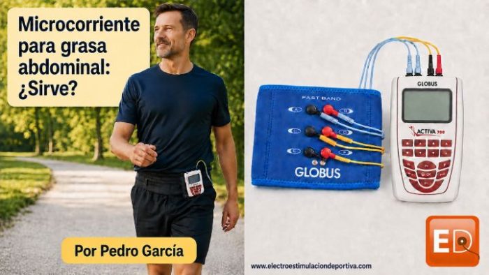 Perder grasa abdominal con microcorriente