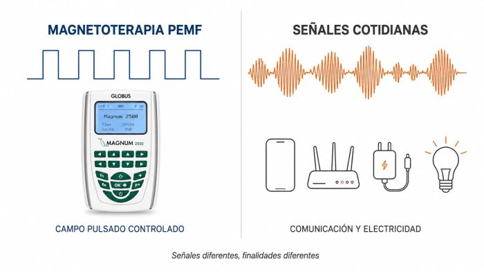 diferencia magnetoterapia y campos magnéticos