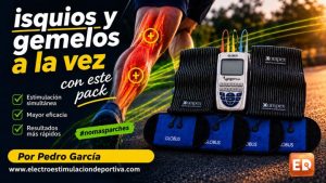 Electroestimulador para gemelos e isquios