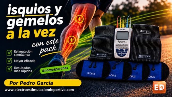 Electroestimulador para gemelos e isquios