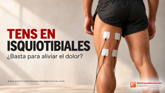 Cómo poner tens en isquiotibiales para dolor