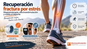 Recuperación fractura por estrés con magnetoterapia y electroestimulaicón