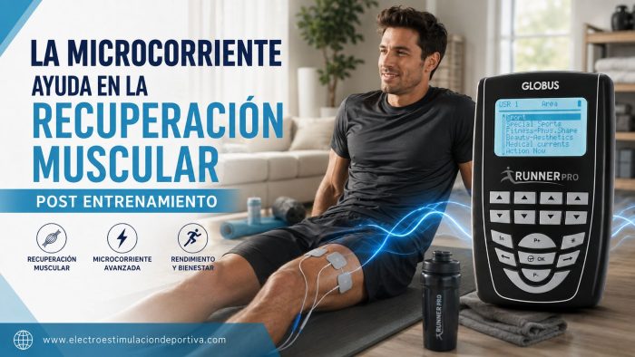 Recuperación muscular con microcorriente